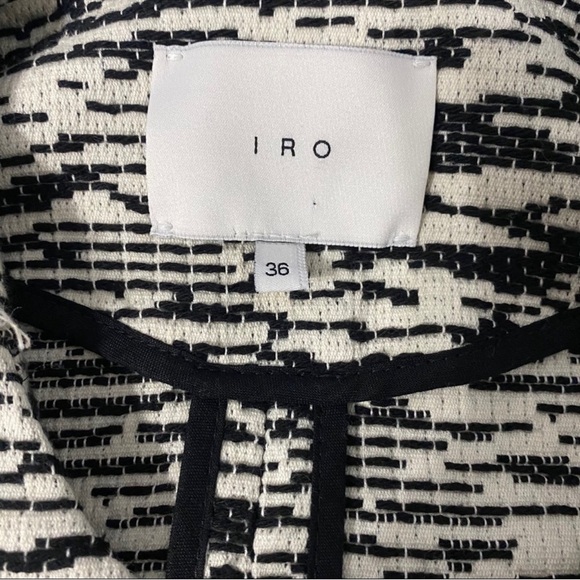 IRO Lizzie Tweed Jacket Size 36 - Picture 4 of 12